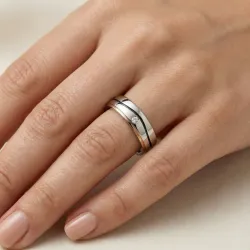 Altea Trouwring 3 Kleuren 18K Goud & Natuurlijke Diamant