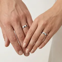 Altea Ehering 3 Goldtöne 18K ohne Diamant | Celinni