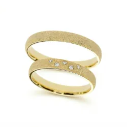 Alianza Aerin Oro Amarillo 18K y Diamantes Naturales