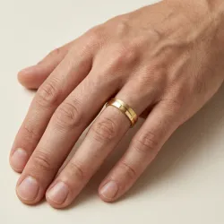 Vegae Trouwring 18K Geelgoud – Trouwring 4 mm | Celinni