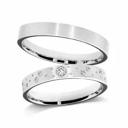 Alliance Reli&eacute; Or 18K et Diamants Naturels 0,07 ct | Celinni
