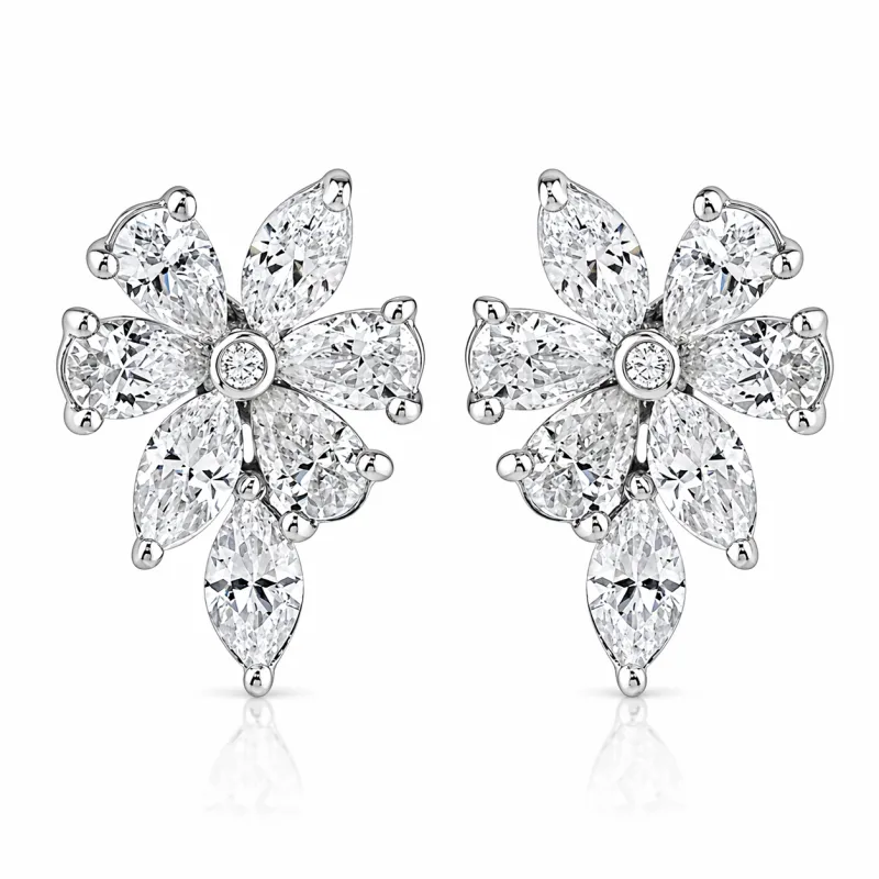 Diamant-Ohrringe Ninon aus 18K Gold | Celinni