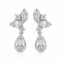 Ophélie Diamond Drop Earrings in 18K Gold | Celinni