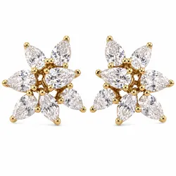 Diamant-Ohrringe Prisca aus 18K Gold | Ohrringe Celinni