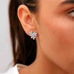 Noémie Diamond Earrings in 18K Gold | Celinni