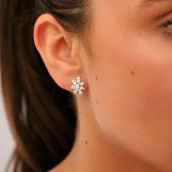 Nelly Diamond Earrings in 18K Gold | Celinni