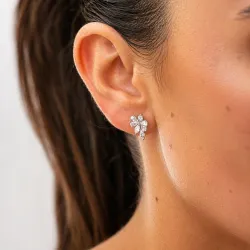 Diamant-Ohrringe Ninon aus 18K Gold | Celinni