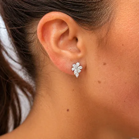 Diamant-Ohrringe Ninon aus 18K Gold