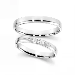 Serment Ehering 18K Gold & natürliche Diamanten | Celinni