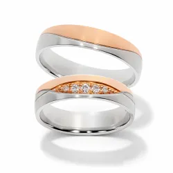 Alliancea Trouwring 18K Goud & Natuurlijke Diamanten 0,24 ct