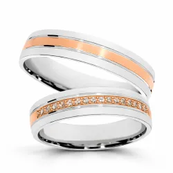 Dévouement Trouwring 18K Goud & Natuurlijke Diamanten