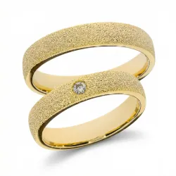 Courbe Trouwring 18K Geelgoud – Vloeiend Design | Celinni