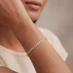 Diamantarmband mit Tropfenschliff – Pariser Haute Joaillerie