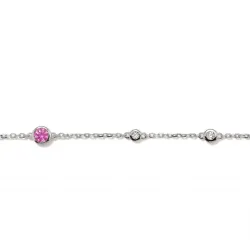 Turmalin-Armband Oktober mit Diamanten aus 18K Weißgold