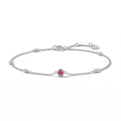 Turmalin-Armband Oktober mit Diamanten aus 18K Weißgold