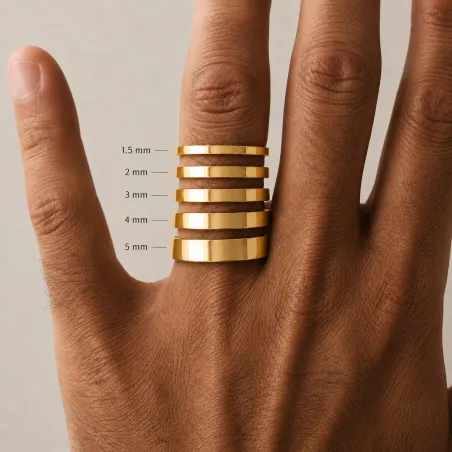 Prestige Ribbon Wedding Ring Yellow Gold