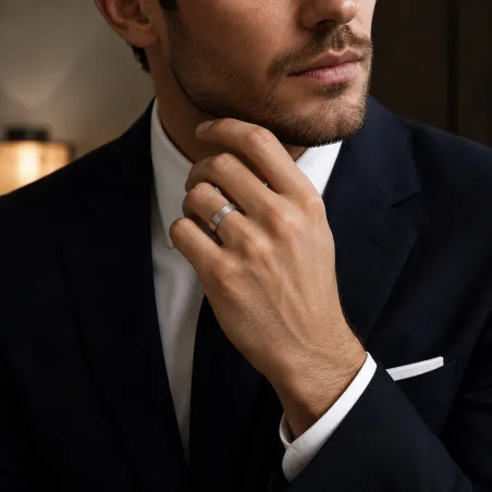 Alianza de matrimonio June para Hombre