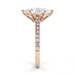 Elle Marquise Diamant Solitär – Verlobungsring aus 18K Gold