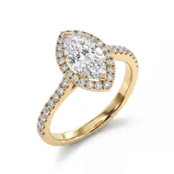 Solitario Ma Vie Diamante Marquesa – Anillo de Compromiso