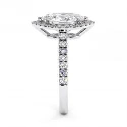Ma Vie Solitaire Marquise Diamant – Verlovingsring 18K Goud