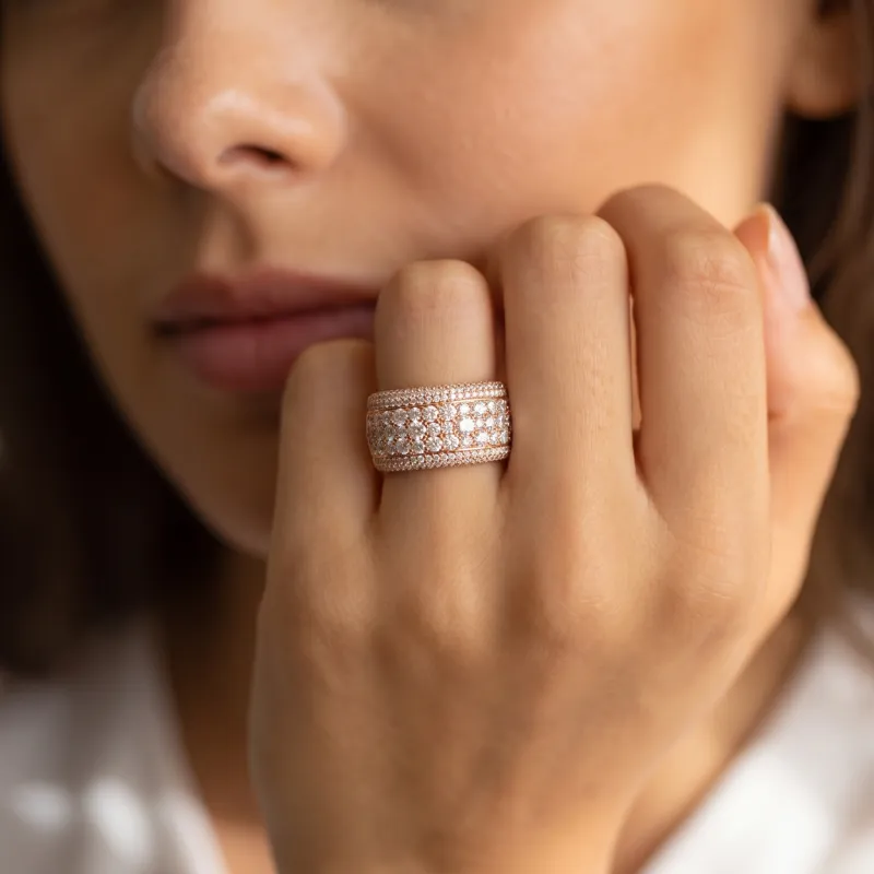 Anillo de Diamantes Cóctel