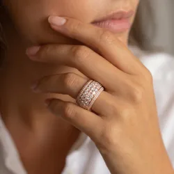 Anillo de Diamantes Cóctel