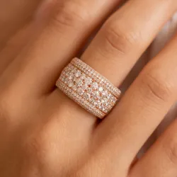 Anillo de Diamantes Cóctel