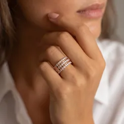 Anillo de diamantes Maïtica