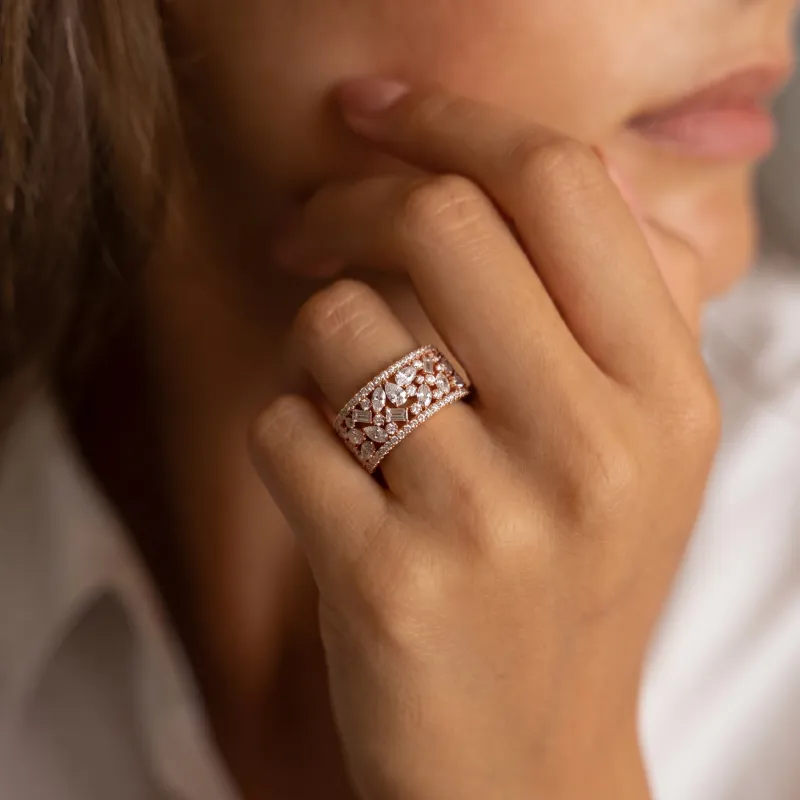 Diamanten ring Rue de la Paix