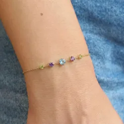Eden Edelstein-Armband aus 18K Gelbgold – Celinni Eleganz