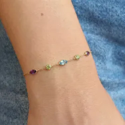 Harmonie Edelstein-Armband aus 18K Gold – Celinni Eleganz