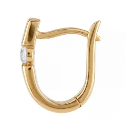 Boucles d’oreilles Créoles Mona – Or 18K et Diamants Naturels