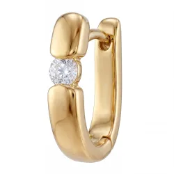 Boucles d’oreilles Créoles Mona – Or 18K et Diamants Naturels