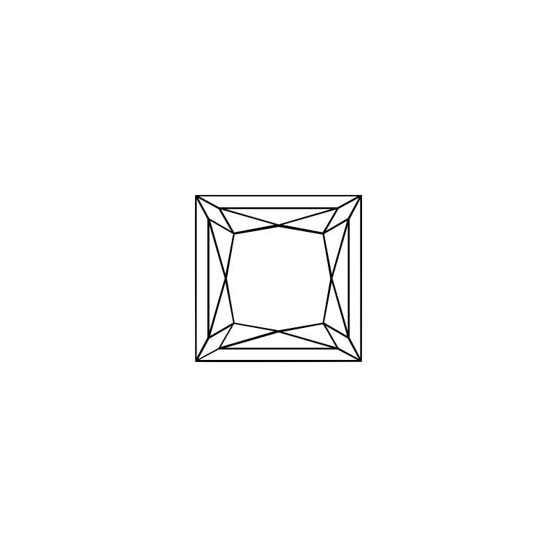 1.2-Carat PRINCESS Shape Diamond