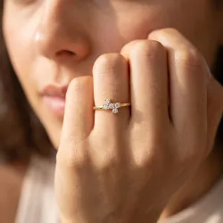 Bague Constellation Diamants en Or 18K ou Platine | Celinni