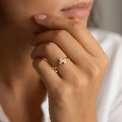 Bague Constellation Diamants en Or 18K ou Platine | Celinni