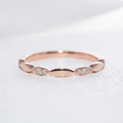 Bague Semée de Marquises en Or 18K ou Platine | Celinni