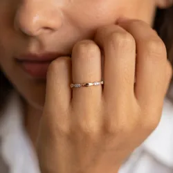 Bague Semée de Marquises en Or 18K ou Platine | Celinni