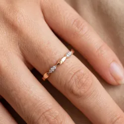 Bague Semée de Marquises en Or 18K ou Platine | Celinni