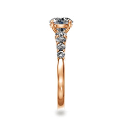 Round Diamond Engagement Ring Aria Pavé | Celinni