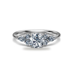 Round Diamond Engagement Ring Constellation | Celinni