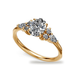 Oval Diamond Engagement Ring Constellation | Celinni