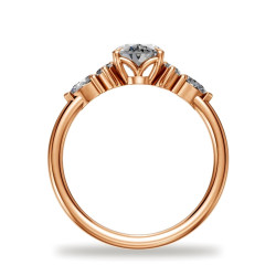 Anillo de compromiso diamante ovalado Constellation | Celinni