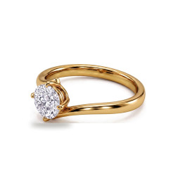 Verlovingsring ronde diamant &Eacute;clipse | Celinni
