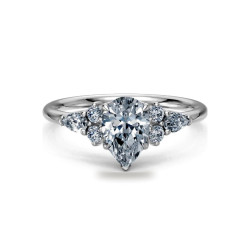 Pear Diamond Engagement Ring Constellation | Celinni