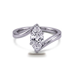 Anillo de compromiso diamante marquesa &Eacute;clipse | Celinni