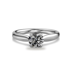 Round Diamond Engagement Ring &Eacute;clipse Jonc | Celinni