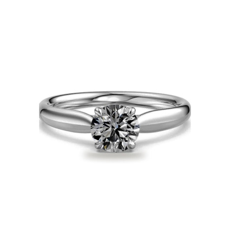 Verlovingsring ronde diamant Éclipse Jonc