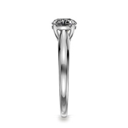 Verlovingsring ronde diamant Éclipse Jonc | Celinni