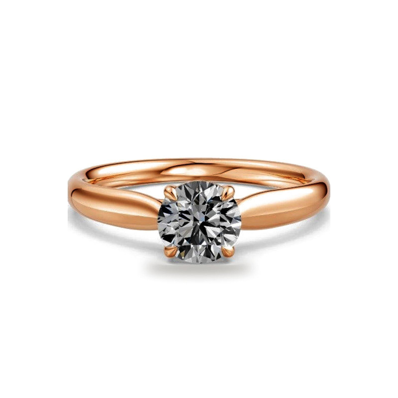 Verlovingsring ronde diamant Éclipse Jonc | Celinni